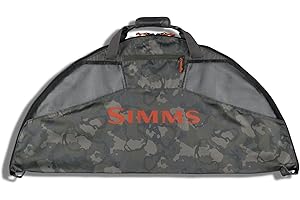 Simms Taco Wader Bag - Versatile Wader Storage Duffel with Changing Mat for Hunting & Fishing, Wader & Boot Storage, Dry Storage Bag with Mesh Ventilation, Foldable Wader Bag, Regiment Camo Olive Drab