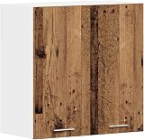 vidaXL Kitchen Wall Cabinet Lyon Old Wood 60x31x60 cm Engineered Wood