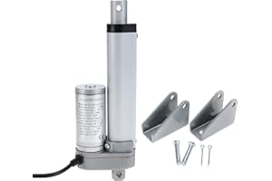 Mono-gatari Linear Actuator 12V 4 Inch Stroke Heavy Duty with Mounting Bracket 900N/225LB 10mm/s Linear Electric Actuator for Recliner TV Table Lift Massage Bed Electric Sofa