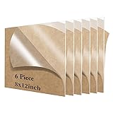 6 Pieces 8" x 12"Plexiglass Sheet, 1/8”Thick