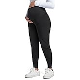COZYFIT Maternity Scrub Pants - Pregnancy Jogger Pants for Women Workwear with Stretch Belly Panel, 4 Pockets