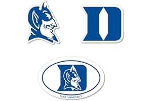 SDS DESIGN ASSOCIATES, INC. Large Auto Magnets, 3 Pack Durable Magnets. Size: Two 6" and One 3" Magnet (Duke Blue Devils)