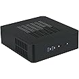 Goodisory TA65 Black Aluminium Desktop HTPC Mini-ITX Computer Chassis Support DC Pico PSU