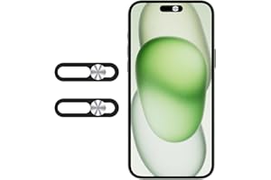 PERAMARL Webcam Cover Protector Protect Privacy and Security, Front Camera Cover, Camera CoverCompatible with iPhone 14Pro/14Pro Max/iPhone15/15Puls/15Pro/15ProMax.(2PCS,Silver)