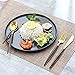 ArderLive 18/10 Stainless Steel Flatware Set with Box,6 Piece Office Utensils include Knife Fork Spoon Straws,Portable Utensils Set For Tavel,Camping,Hiking,Lunch box.(Wold+Golden)