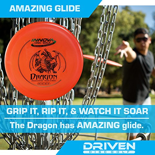 Innova Double Dragon Disc Golf Set - Floats in Water - Ultralight Drivers - Perfect for Beginners - Includes 1025 Scoresheets - Flight Reference Card - Driven Mini Marker | Disc Colors Vary - Thumbnail 3