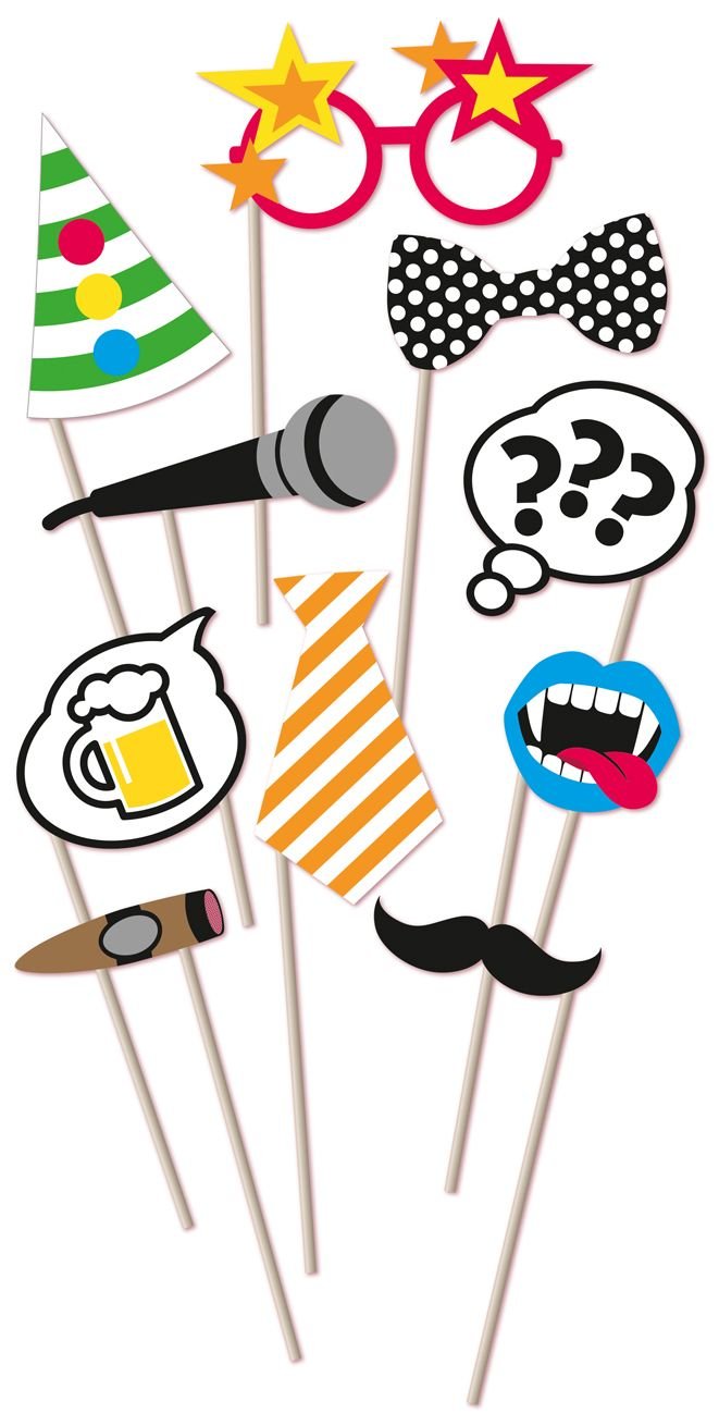 amscan - Photocall stick, one size (9900921), assorted colour/model