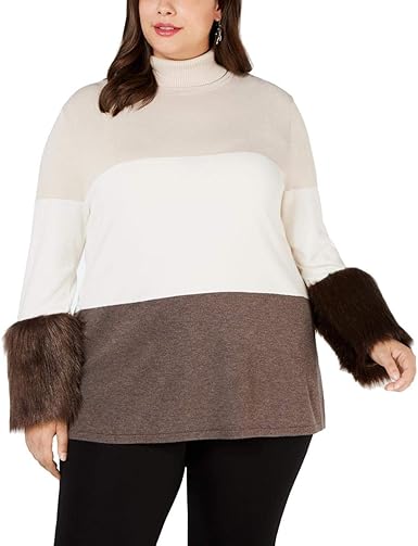 alfani colorblock sweater