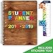 Dated Elementary Student Planner for Academic Year 2018-2019 (Block Style - 8.5
