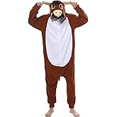 Markest Unisex Onesie for Adult and Teenagers Animal Brown Donkey Cosplay Costumes One Piece Pajama