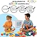LoyToys Educational Engineering Building Blocks & Gears Set, 80 Piece for age 4-7 Boys & Girls. Best Gift, STEM Toy- Promote Hand & Eye Coordination, Fine Motor Skills & Creativity. Storage Bag Incl.