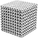 HBDeskToys Magnetic Blocks, 1000 Pieces Set, Magnetic Cube Building Toys, Assorted Colors, Simple Design, Unlimited Imagination Magnetic Building Blocks, STEM Toys, & Fidgets Stress Relief Toys (3 mm)