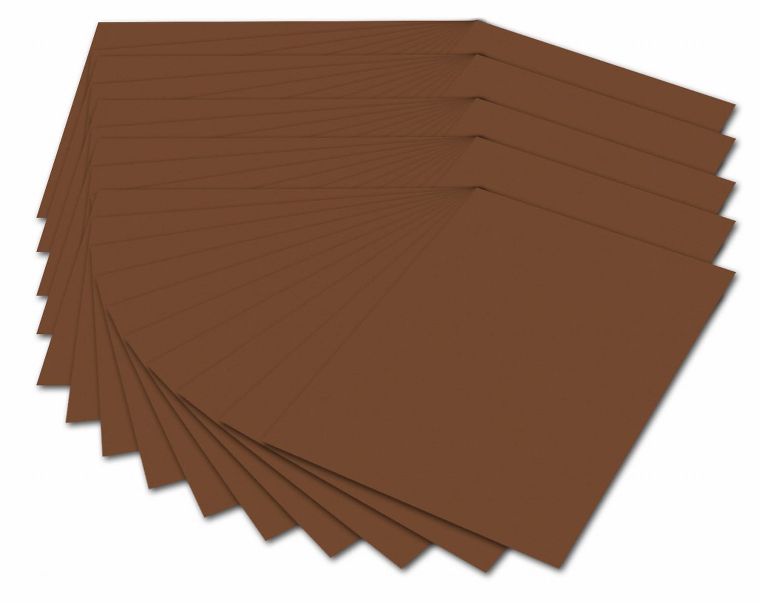 Folia Photo Mounting Cardboard 614/50 85 300 g/m², DIN A4, 50 Sheets, Chocolate Brown