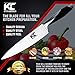 Stainless Steel Chef Knife With Ultra Sharp 8 Inch Blade & Ergonomic Handle. Best For Serious Precision Cutting, Slicing, Dicing and Mincing, Includes Gift Box For Safe Storage