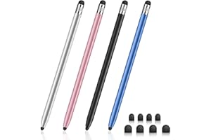 Stylus Pen for Ipad, Digiroot 4 Pcs Stylus Pens for Touchscreen, High Sensitivity & Precision Ipad Stylus, Suitable for iPhone/iPad Pro/Android Tablets, Stylus Pen Compatible with All Touch Screens