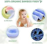 Fairy Baby 8 Pack 100% Organic Bamboo Baby Washcloths Reusable Towels view 3