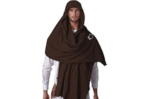 Auroeyfairy Post Apocalyptic Shawl Scarf Medieval Cowl Renaissance Scarf Cosplay Costume