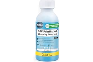 PRINTIUM DTF Printhead Cleaning Solution 100ML (3.38 fl oz) – Nozzle Cleaner for All DTF Printheads Including I3200, XP600, L1800, ET8550, XP15000 – Removes Clogs & Dried Ink, Restores Smooth Flow