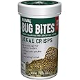 Fluval Bug Bites Algae Crisps for Bottom Feeders, Fish Food for Small to Medium Sized Fish, 3.53 oz., A7361, Brown