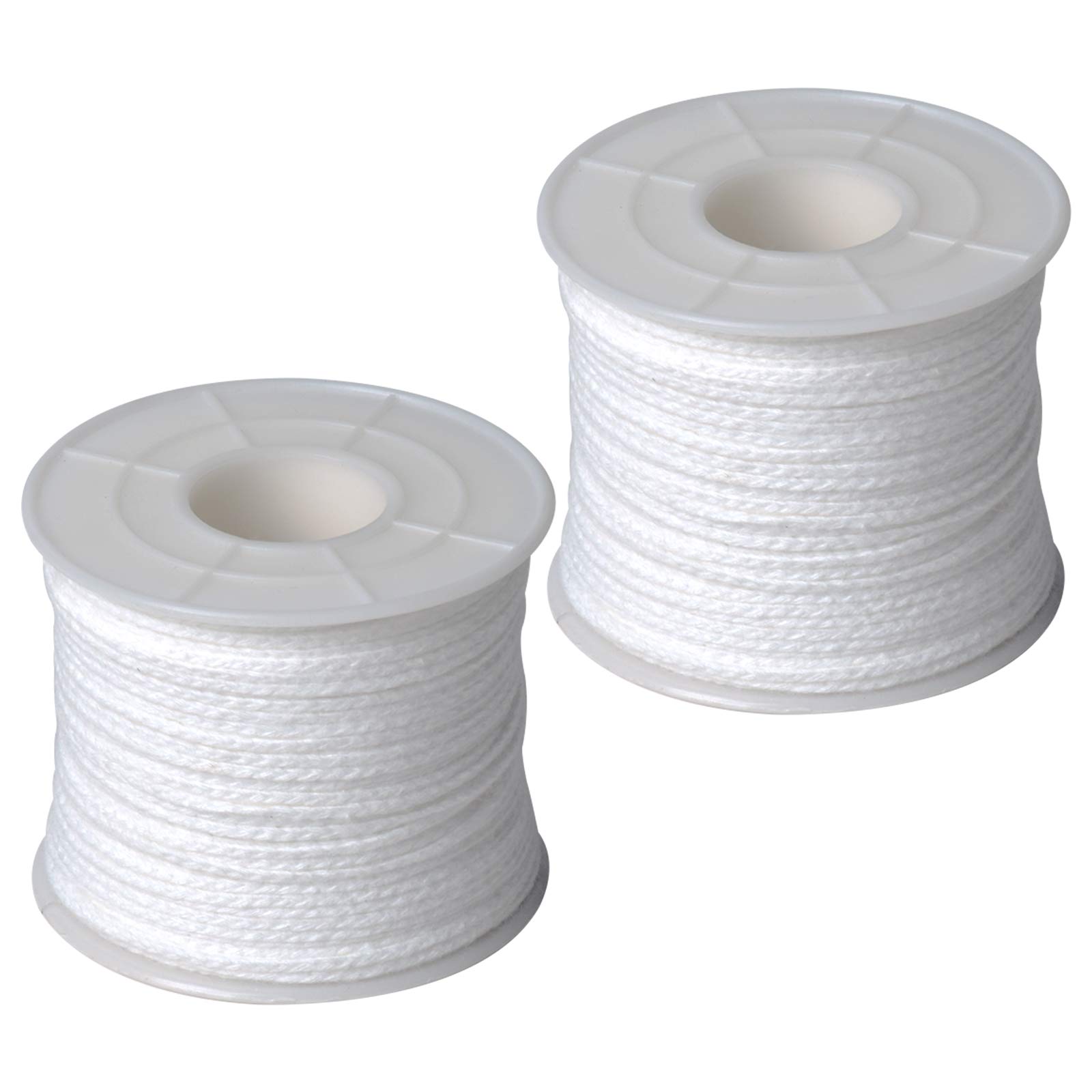 Candle Wick Cotton Candle Wicks Roll for Candle Making 61Mx2 Long 18 Ply Braided Handmade Candle Wax Wick DIY Candle Making Supplies for Candles DIY Crafts
