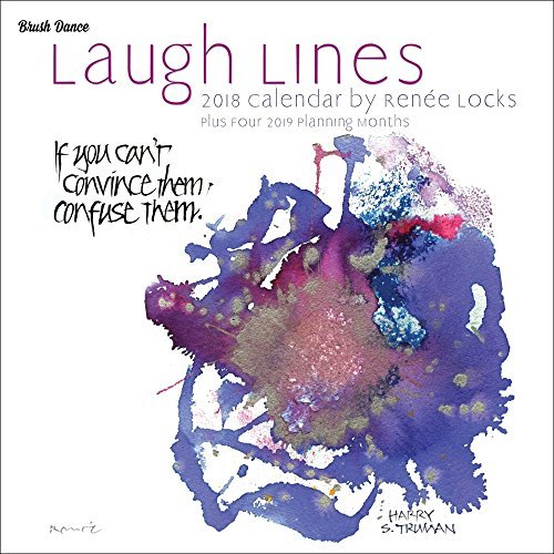 Laugh lines 2018 mini wall calendar