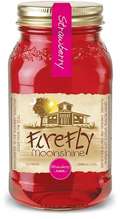 Firefly Moonshine Strawberry Corn Whiskey 20,55% 0,75l Set inkl Ausschüttaufsatz
