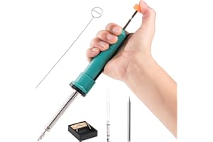 KeenWise Electric Desoldering Pump & Soldering Iron Kit, 2-in-1 Solder Sucker Tool, 36W, Heatproof Handle, Desoldering Gun & Soldering Iron Combo for Electronic Repair & DIY Projects (EDS-92)