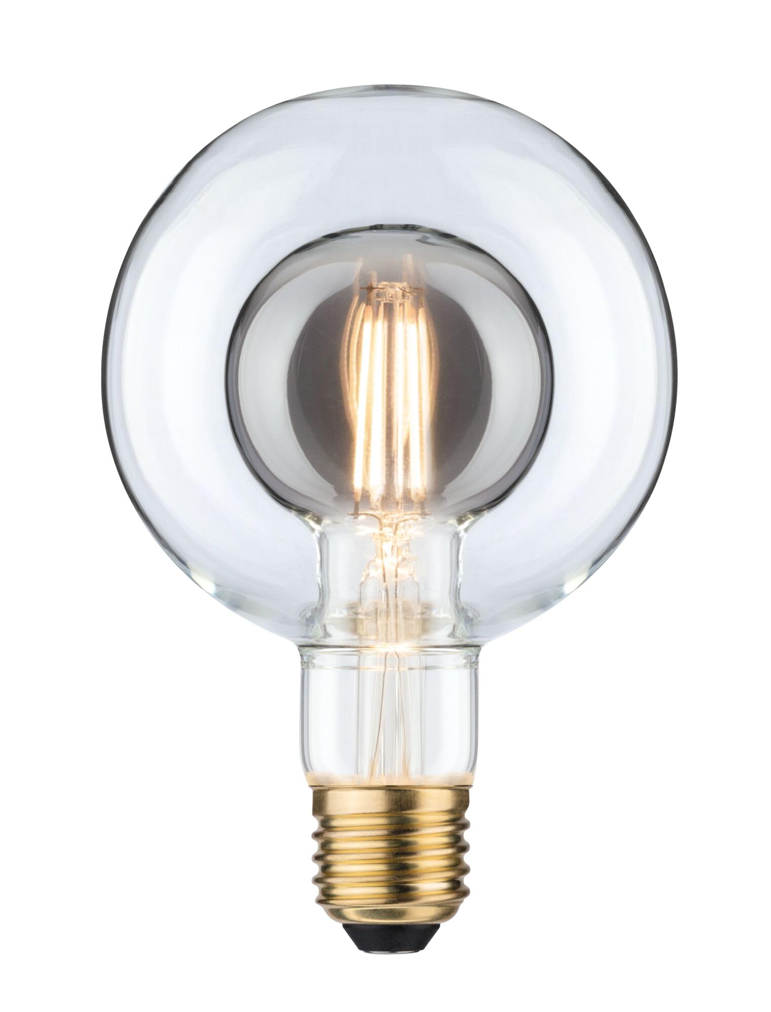 Paulmann 28766 LED lamp Inner Shape G95 Globe 4 watts dimmable lamp Smoke Glass efficient Light Warm White 2700 K E27