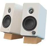 Creative XF1 PC Speakers, Bluetooth 6.0, 72W RMS, Hi-Res Audio, LDAC, AAC | Computer speakers, Compact, Sub-Out, Parametric EQ, Desktop Mode, Bookshelf, Turntable, Speaker Isolation Stand, White