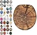 Sanilo Soft Close Toilet Seat ROUND, Quiet and Slow Close Lid and Seat, Strong Bumpers and Hinges, Old Tree