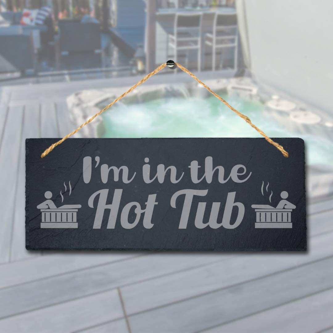 Stukk Hanging Sign, Slate Grey, 30x12cm