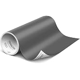ORACAL 651 Matte Dark Grey Vinyl Durable Roll Easy to Weed Permanent Adhesive Craft Vinyl for Plotting Machines, Decals &amp; DIY Projects 12&rdquo; x 10ft