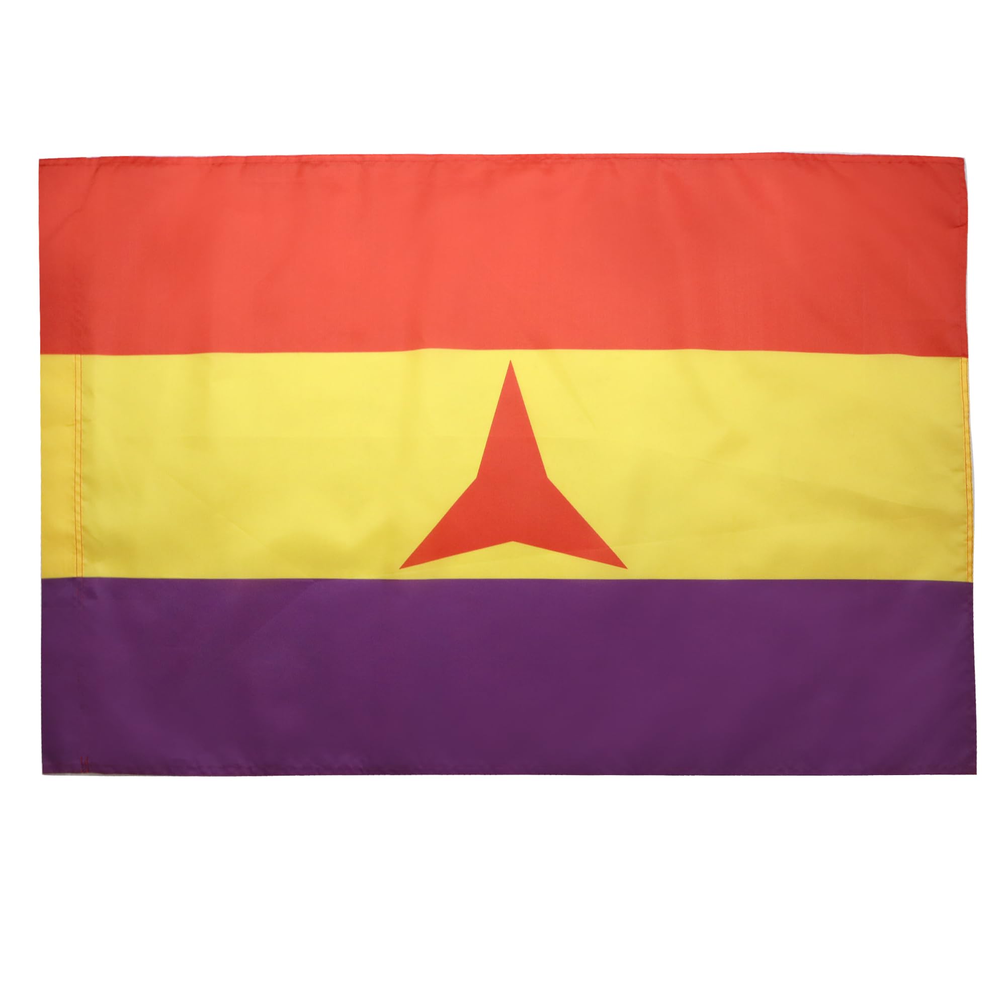 AZ FLAG - International Brigades Spanish Republic Flag - 3x5 Ft - Spain Republican Banner with Sleeve - 100% Polyester - Fade Resistant - Vivid Colors - 3' x 5' Feet - 150x90 Cm