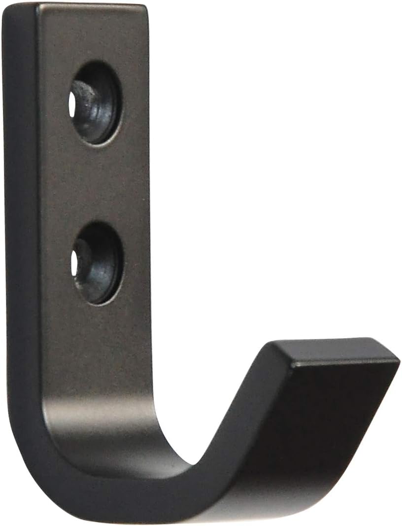 Siro Kleiderhaken Holzkirchen Schlicht Modern Aluminium Schwarz Matt Pulverbeschichtet 55 Mm X 38 Mm X 19 Mm La 16 Mm 2314 Pb12 Amazon De Baumarkt