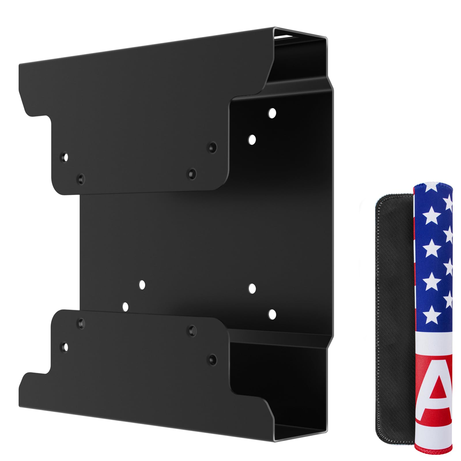 Photo 1 of Mini PC VESA Mount for Dell Micro Mount with Mouse Pad, Install on Monitor Arm, for Dell OptiPlex Micro Form Factor Case, for MFF 3040 7080 5070 3000 7060 7090 9020, Wall/VESA/Under Desk