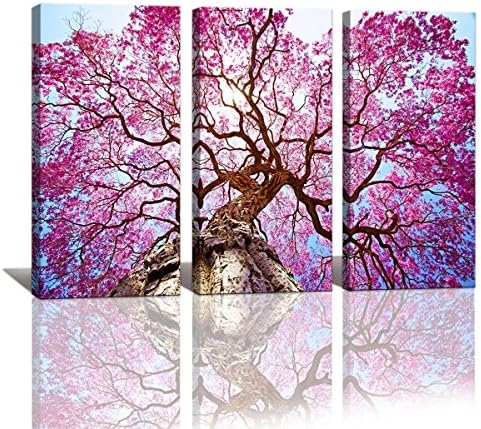 yixuanwall art-canvas Prints,kx00888 Purple tree Wall Art oil Paintings Printed Pictures Stretched for Home Decoration