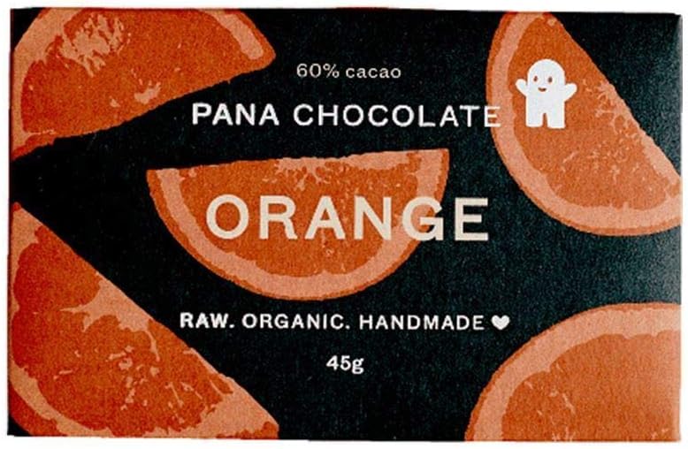 Pana Chocolate | Orange Chocolate 60% Cacao 45g | 1 x 45g (UK)