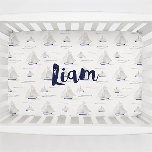 personalized mini crib sheets
