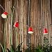 Lights4fun, Inc. 9ft Red Party Cup String Lights Battery Operated 20 LED Indoor College Grad Party Decoration