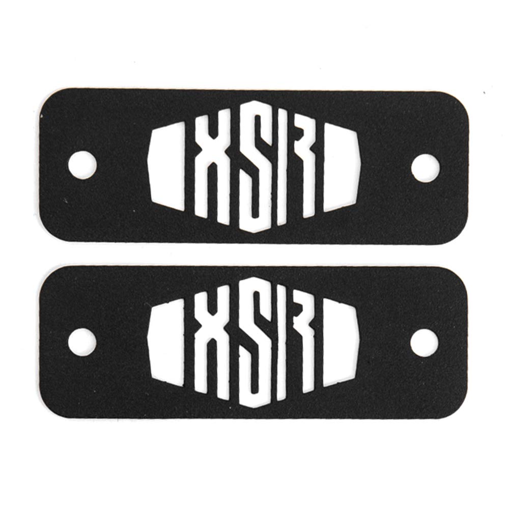 Oldbones 1 Pair For XSR 900 XSR900 Stainless Steel Fuse Box Top Plates Powder Coated Gloss In Black