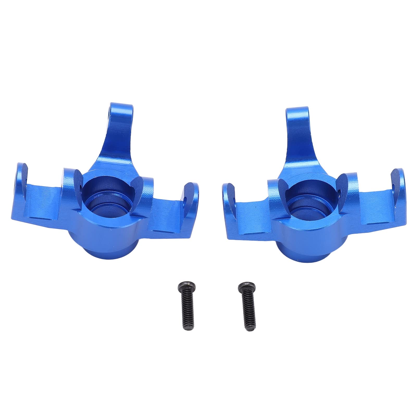 Dilwe RC Steering Knuckles, Upgrade to Sturdy Metal Construction for 1:16 Scale RC Cars, Metal RC Car Parts for Beginners, Enthusiasts, DIY Upgrades and Daily Use