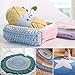 preliked Hand-Knit Woven Thread Thick Basket Blanket Braided DIY Crochet Cloth Fancy Yarn (Grey)