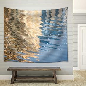 Water Surface of the Sea Background - Fabric Wall Tapestry Home Decor - 51x60 inches