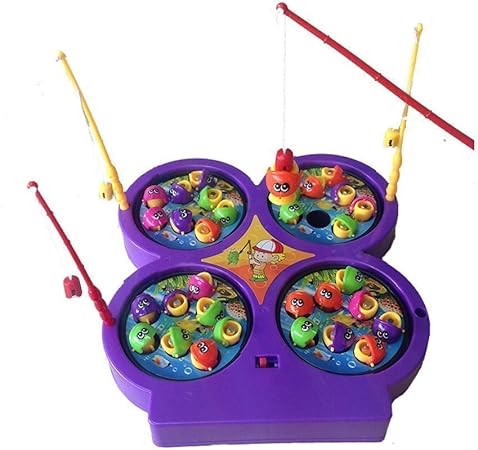 Amazon Hifrom 魚釣り ４人 対戦 テーブル 磁石 マグネット フィッシング ゲーム さかなつり 音が出る 知育玩具 おもちゃ おもちゃ