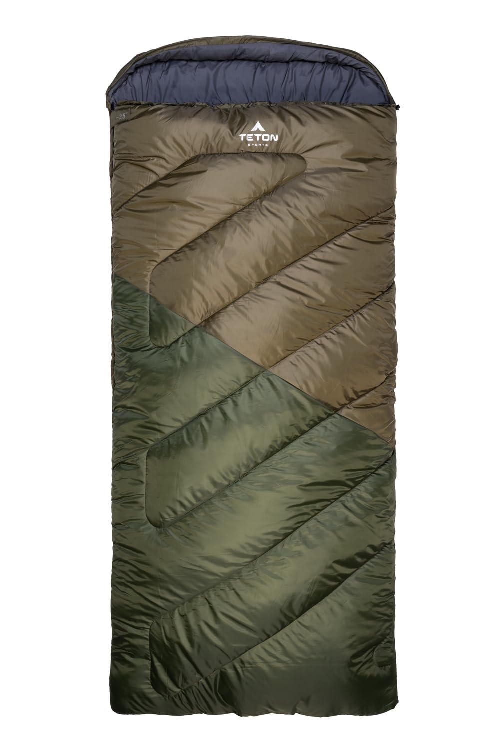 Teton Celsius XXL -25F Degree Sleeping Bag, Cold-Weather Sleeping Bag for Adults, Camping Made Easy….and Warm. Compression Sack Included, Ivy Image
