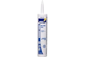 Weather Seal Siliconized Acrylic Latex Caulk White