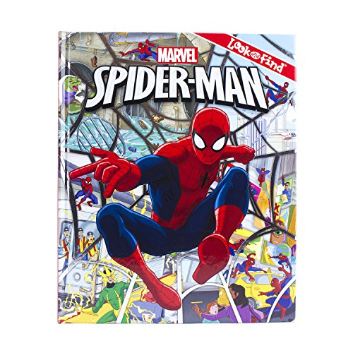 Marvel Spider-Man Look and Find Book - PI Kids (Best Spiderman Toys For 4 Year Olds)