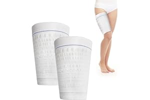 ELERA 2PCs Urine Bag Holder Carer, Comfortable Foley Leg Bag Sleeves Urinary Incontinence Supplies (Medium)