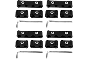 spark wire divider-spark plug wire separators aluminum-Acouto 12Pcs Spark Plug Wire Separator,8mm 9mm 10mm Aluminum Alloy Eng