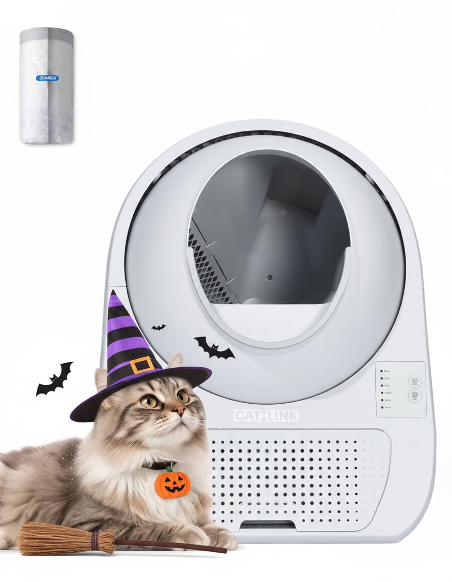 Photo 1 of ** DIRTY **
CATLINK Self-Cleaning Litter Box for Multiple Cats – Large Capacity, Double Odor Control, Supports Pets 3.5–22 lbs (Young Version)